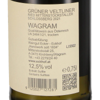 2021 Grüner Veltliner Schlossberg; Weingut Ecker-Eckhof, Kirchberg am Wagram
