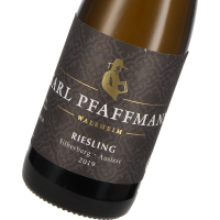 2019 Riesling Auslese Walsheimer Silberberg HALBE FLASCHE; Weingut Karl Pfaffmann, Pfalz