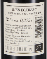 2020 Weissburgunder Eckberg halbe Flasche; Weingut Lackner-Tinnacher, Südsteiermark