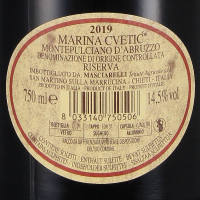 2019 Montepulciano dAbruzzo DOC "Marina Cvetic", Azienda Agricola Masciarelli