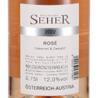 2022 Cabernet & Zweigelt Rosé, Weingut Wolfgang Seher