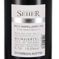 2021 Grüner Veltliner Weinviertel DAC Reserve Kapellenberg, Weingut Wolfgang Seher, Weinviertel