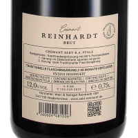 Crémant brut, Weingut Reinhardt, Pfalz