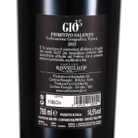 2022 Primitivo Salento IGP GIO, Cantine Risveglio