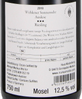 2018 Riesling Auslese trocken "Wehlener Sonnenuhr***", Weingut Markus Molitor, Mosel