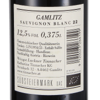 2022 Sauvignon Blanc Gamlitz halbe Flasche, Weingut Lackner-Tinnacher, Südsteiermark