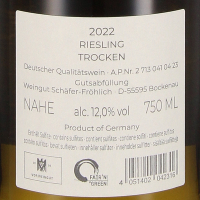 2022 Nahe Riesling, Weingut Schäfer-Fröhlich, Nahe