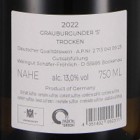 2022 Grauburgunder "S" trocken, Weingut Schäfer-Fröhlich, Nahe