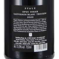2020 Sauvignon Blanc Opus Oskar; Weingut Jülg, Pfalz