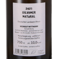 2021 Silvaner Natural; Wittmann, Westhofen/Wonnegau