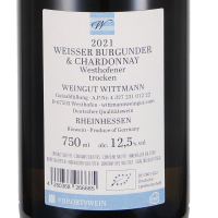 2021 Westhofener Weisser Burgunder & Chardonnay; Wittmann, Westhofen/Wonnegau