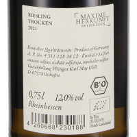 2021 Riesling trocken, Weingut Karl May, Rheinhessen