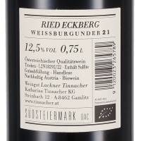 2021 Weißburgunder Eckberg bio, Weingut Lackner-Tinnacher, Südsteiermark