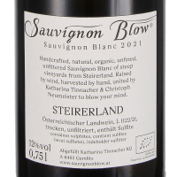 2021 Sauvignon Blow Landwein Österreich (Naturwein), Weingut Lackner-Tinnacher, Südsteiermark