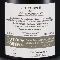 2014 Gamay Saint Romain Côte Roannaise AOC “Intégrale”, Domaine des Pothiers