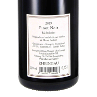 2019 Pinot Noir Rüdesheim, Weingut Chat Sauvage, Rheingau