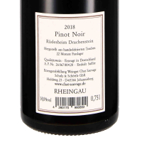 2018 Pinot Noir Rüdesheimer Drachenstein, Weingut Chat Sauvage, Rheingau