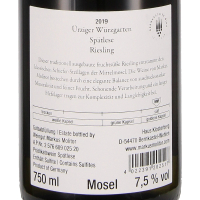 2019 Riesling Spätlese Ürziger Würzgarten; Weingut Markus Molitor, Mosel