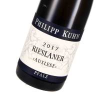 2017 Rieslaner Auslese edelsüß HALBE FLASCHE; Weingut Philipp Kuhn, Pfalz