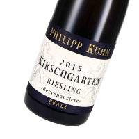 2015 Riesling Kirschgarten Beerenauslese edelsüß HALBE FLASCHE; Weingut Philipp Kuhn, Pfalz