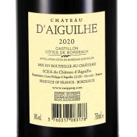 2020 Château dAiguilhe Castillon Côtes de Bordeaux AOC Rouge, Bordeaux
