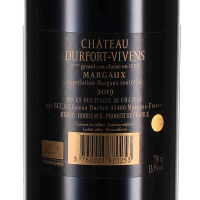 2019 Château Durfort-Vivens Margaux 2ème Cru Classé, Bordeaux