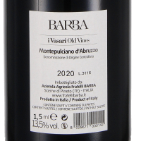 2020 Montepulciano dAbruzzo DOC I Vasari Old Vines, Magnum, Cantina Fratelli Barba