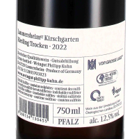 2022 Riesling "Kirschgarten" VDP.Grosses Gewächs, Weingut Philipp Kuhn, Pfalz