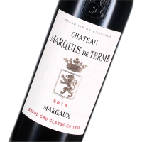 2016 Château Marquis de Terme Margaux Grand Cru Classé en 1855, Bordeaux