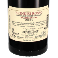 2020 Brindisi Rosso DOC Riserva Simposio Negroamaro & Malvasia, Cantine Risveglio