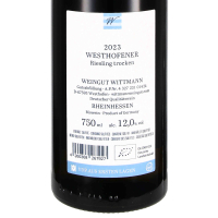 2023 Westhofener Riesling VDP. AUS ERSTEN LAGEN, Wittmann, Westhofen/Wonnegau biodyn bio