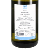 2023 Riesling trocken Vom Kalkstein, Wittmann, Westhofen/Wonnegau