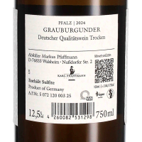 2024 Grauburgunder trocken, Weingut Karl Pfaffmann, Pfalz
