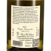 2022 Weisser Burgunder & Chardonnay, Weingut Karl Heinz Johner, Baden - Kaiserstuhl