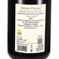 2024 Greco di Tufo DOCG Vigna Cicogna, Azienda Agricola Benito Ferrara