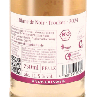 2024 Blanc de Noir, VDP.Gutswein, Weingut Philipp Kuhn, Pfalz
