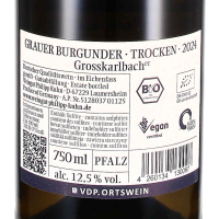 2024 Grauer Burgunder Vom Löss, VDP.Ortswein, Weingut Philipp Kuhn, Pfalz