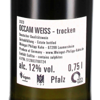 2023 OCCAM Weisswein Cuvée trocken; Weingut Philipp Kuhn, Pfalz