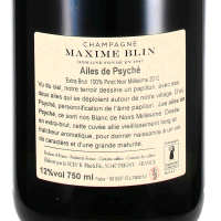 Champagne Blanc de Noirs extra brut Ailes de Psyché , Domaine Maxime Blin