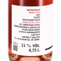 2025 Nachschlag Drink Pink Rosé, Winzerhof Stahl, Franken
