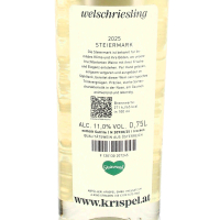 2025 Welschriesling Steiermark, Genussgut Krispel, Steiermark Vulkanland