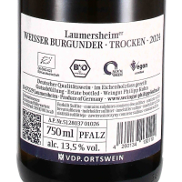 2024 Weißer Burgunder vom Kalksteinfels, VDP.Ortswein, Weingut Philipp Kuhn, Pfalz