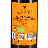 2025 Vernaccia di San Gimignano DOCG Selvabianca halbe Flasche, Il Colombaio di Santachiara