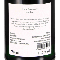 Molitor Sekt Cuvée brut Haus Klosterberg, Weingut Markus Molitor, Mosel